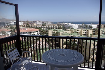 Gran Canaria terrasse med udsigt